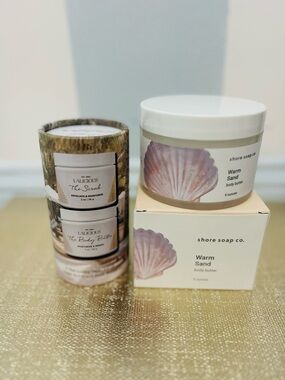 Shore Soap Co. Warm Sand Body Butter & LALICIOUS Signature Collection Set